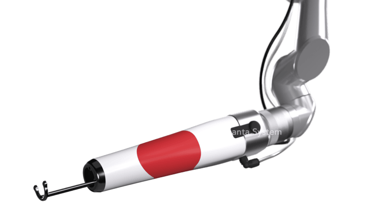 Tay cầm OptiBeam II tròn và vuông trên máy Laser Q-Plus Star 1 Quanta System