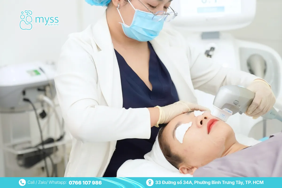 Quy trình và liệu trình meso không kim tại Myss Clinic