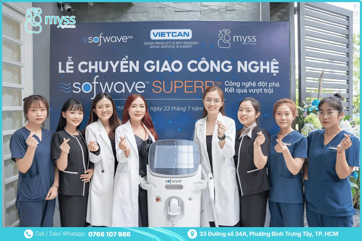 Đội ngũ chuyên gia da liễu tại Myss Clinic